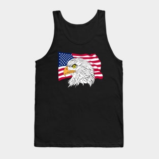 4th of july bald eagle Tank Top